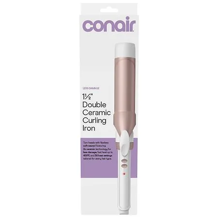 PLANCHA RIZADORA DOBLE 1 1/2 PULGADA