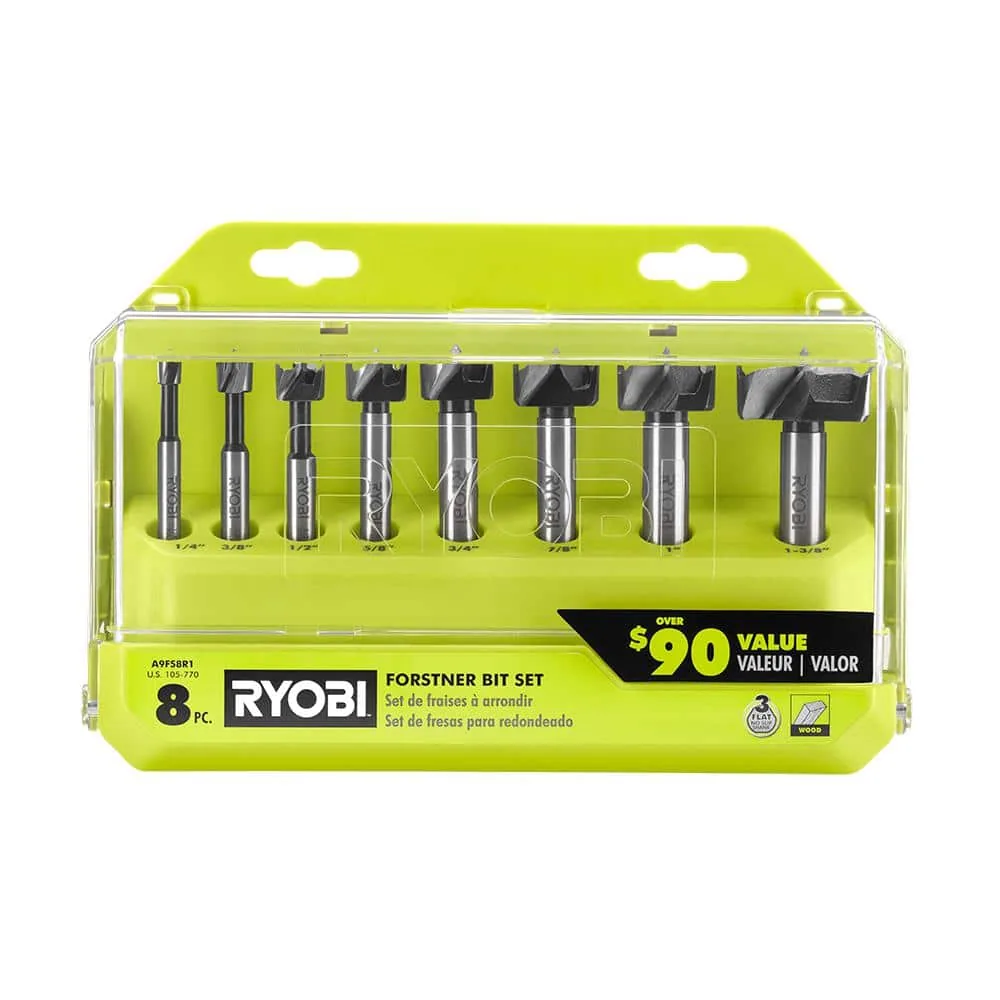 JUEGO DE 8 BROCAS RYOBI