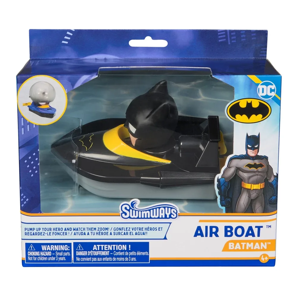 SWIMWAYS DC BATMAN AIR BOAT POOL SPLASH
