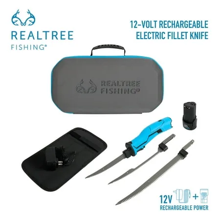 CUCHILLO PARA PESCA INALAMBRICO CON CUCHILLAS
