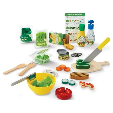 MELISSA AND DOUG SLICES AND TOSS SALAD SET