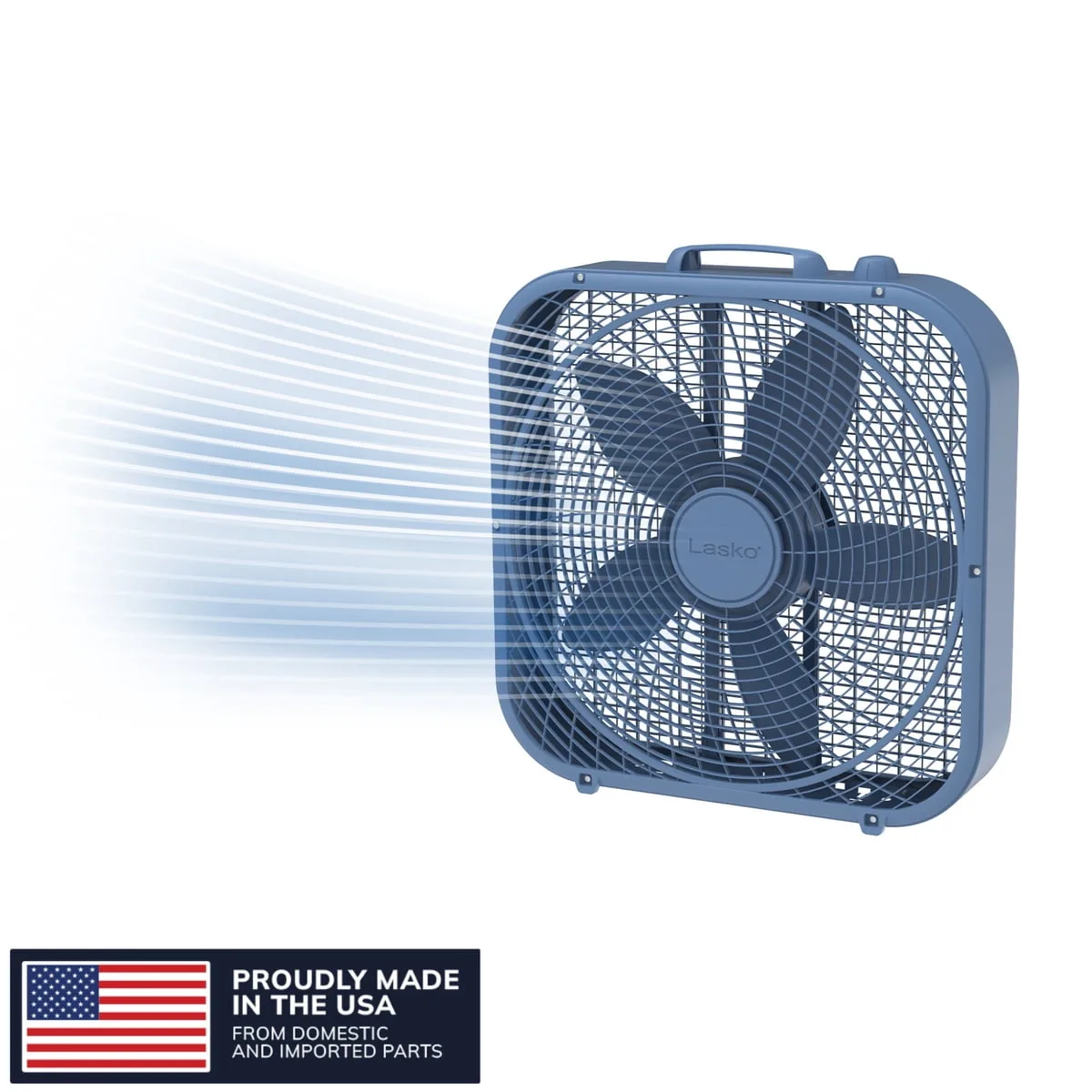 VENTILADOR DE CAJA LASKO COOL COLORS 20 DE 3 VELOCIDADES