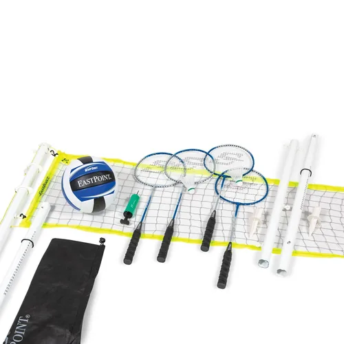 JUEGO DE VOLEIBOL Y BÁDMINTON 2 EN 1 DE EASTPOINT SPORTS