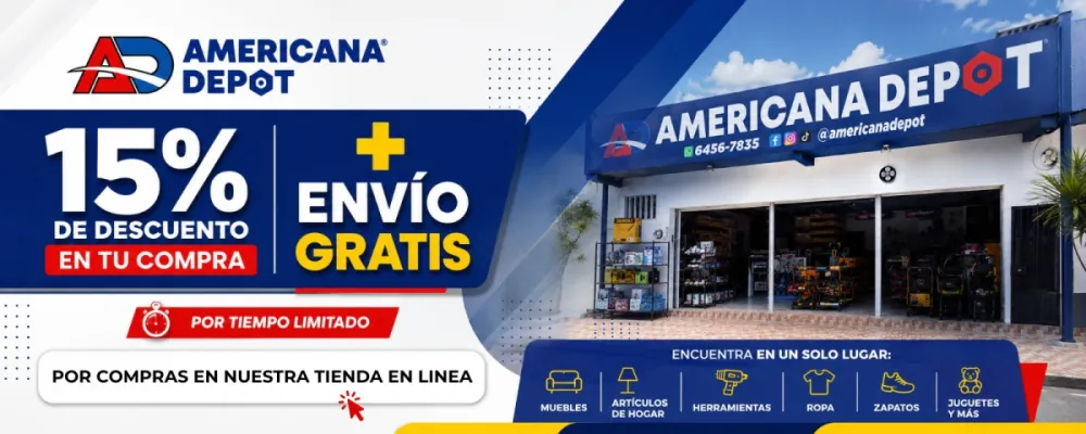 15% DESCUENTO CON SU PRIMER COMPRA EN LINEA 